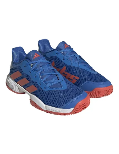 Chaussures Adidas Barricade Bleu Junior | Ofertas De Padel